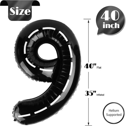 Race Car Number 9 Balloon 40 Inch - Image 5