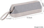 BUBM Travel Case for Dyson Airwrap Styler/Shark Flexstyle,Portable Carrying Case for Dyson Supersonic Hair Dryer,Waterproof Anti-Scratch Dustproof Protection Organizer Travel Storage Bag (Light Gray)