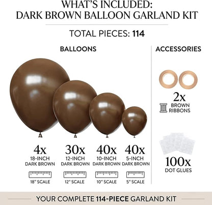 Dark Brown Balloons - Image 2