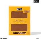 Kitsch x BT21 Satin Pillowcase with Zipper – Better Than Silk Pillowcase, Shooky Character & Funky Floral Print – Soft Cooling Toddler Bed Time Pillow Case for Hair & Skin – King Size 19x36