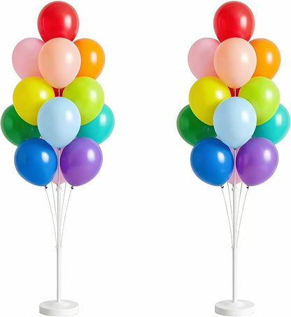 2Set Assorted Bright Balloon Column Stand Kit by Tosuced