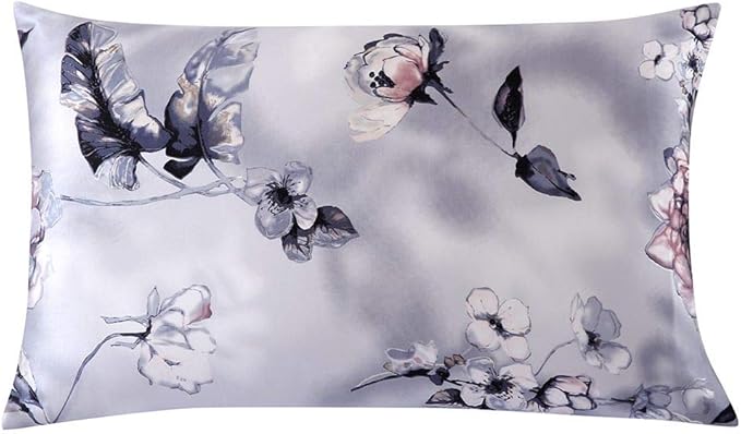 SLPBABY Silk Pillowcase for Hair and Skin with Hidden Zipper Print (Queen, Pattern30)