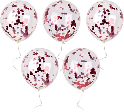 Red Confetti Balloons - Image 5