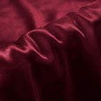 Aormenzy Satin Pillow Cases for Women Standard Size Set of 2, Burgundy Satin Pillowcase for Hair with Envelope Closure Silky Pillow Covers Wrinkle, Fade Resistant (20x26 Inches)