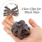 Hair Clips Claw Clips for Thick Hair 5Pcs Large Hair Clips 3.15'' Big Octopus Hair Clip Long Thick Medium Hair Neutral Jumbo Jaw Clips Hair Accessories for Women Girls