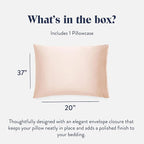 Brooklinen Mulberry Silk Pillowcase – 100% Pure Silk Pillow Case, Soft & Durable, Anti-Friction Comfort, Hight Quality Smooth Texture – Machine Washable & Breathable – King Size (Blush)