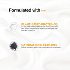 Keratin Hair Treatment Frizz Control Salon Smoothing Long Lasting Cream for All Frizzy Free Curly Dry Damaged - Professional Brazilian Complex Blowout Straightening For Silky Smooth - 3.4 Ounce