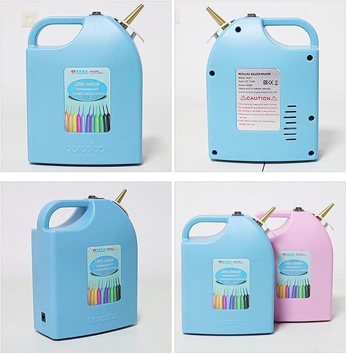 Portable Electric Balloon Inflator Electric Balloon Pump Rechargeable Twisting - Image 8