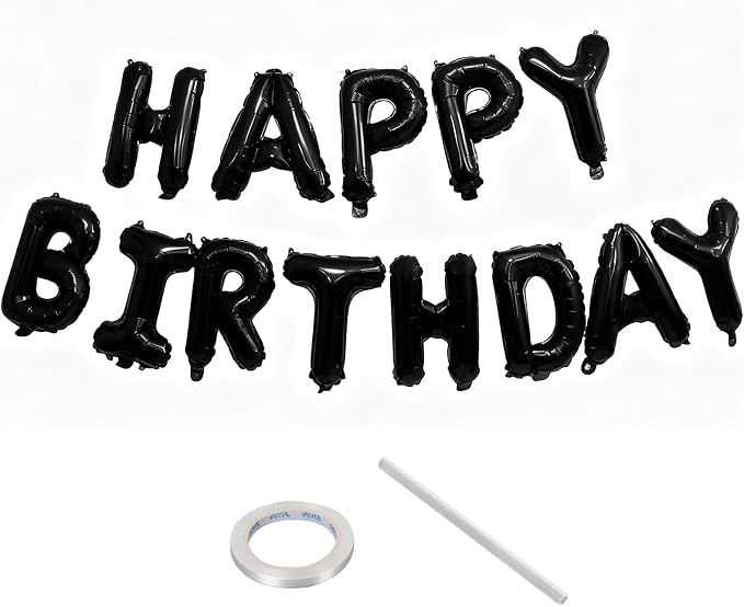 CARGEN 16in Happy Birthday Balloons Banner by CARGEN