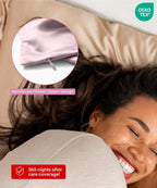 SUNDAYSILKS™ Premium Silk Pillow Cases | 100% Mulberry Silk Pillowcase with Zipper, All Sides Real 22 Momme Grade 6A Silk, Standard Queen, King Size [Pink Quartz]