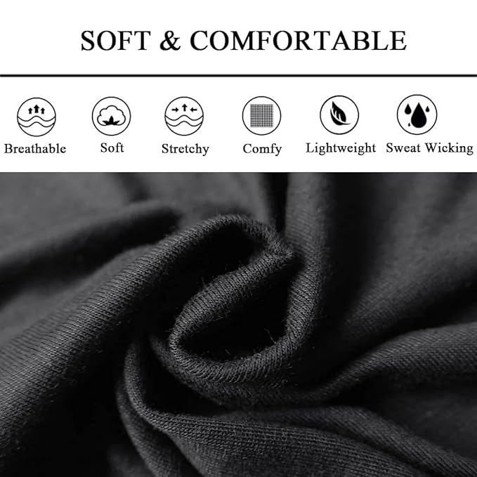 Headbands For Women 12 Pack Sweat Headband Yoga Elastic Black Head Bands Women’s Hair Band Workout Hairbands Accessories