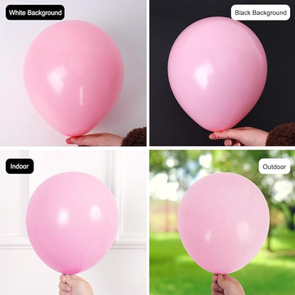 RUBFAC 135pcs Baby Pink Balloons Different Sizes 18 12 10 5 Inch - Image 4
