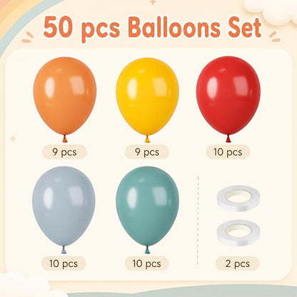 Retro Rainbow Balloons - Image 2