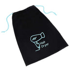 Hair Dryer Bag 11.8’’x 14’’ Storage Organizer Bag For Hairdryer and All Hair Tools With Drawstring, Ideal for Travel, Gym, Hotel or Home Use (Two Packs)