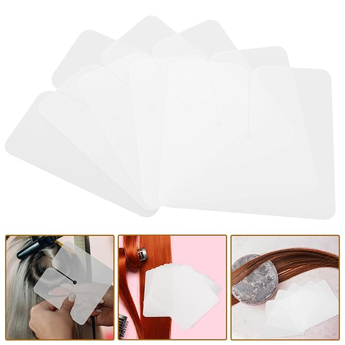 Insulation Hairpin Heat Shield Guards for Hair Extensions Scalp Protection Spacers Lightweight Glue Protector Tools for Salon and Home Use 4.33 Inch
