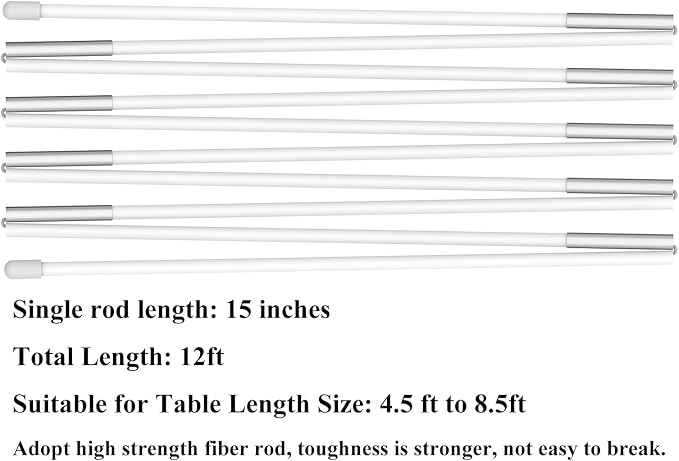 LANGXUN 12ft White Table Balloon Arch Kit | Balloon Arch Stand Frame, Birthday - Image 3