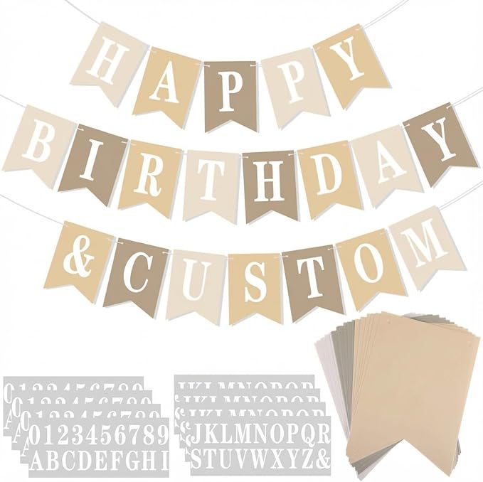 Mooliwe 171 Pcs DIY Custom Banner Kit Make Your Own Customizable Sign by Mooliwe