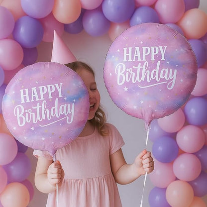 18 Inch Happy Birthday Foil Balloons - Image 4