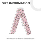 Men's Women Novelty Sports Sweat Bands Hair Decor for Sports Workout Spa, Long Boho Style Cute Cartoon Penguin And Heart Pink Head Band Headdress