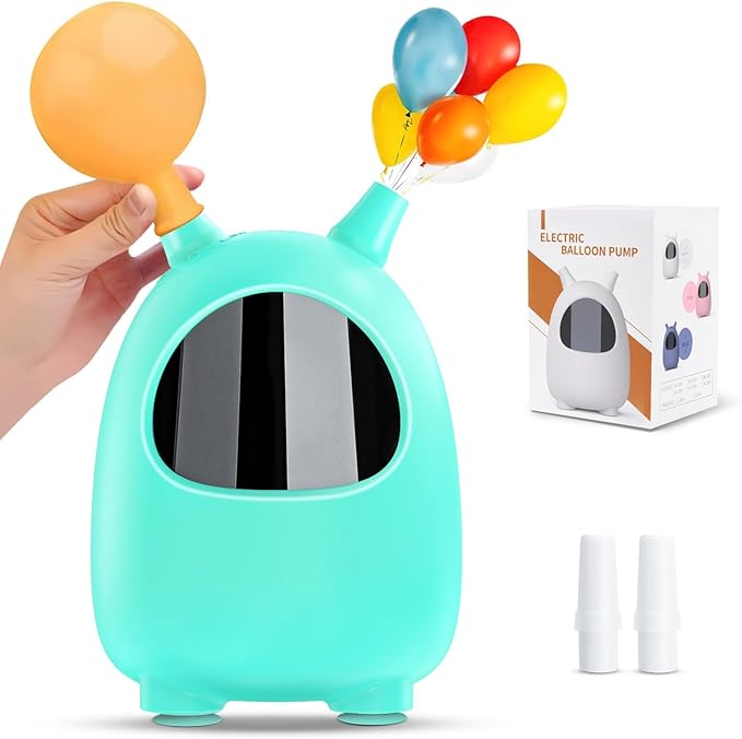 Balloon Pump Electric, SPLAKS Balloons Inflator Air Pump Portable Balloon Blower by SPLAKSCALCULATOR