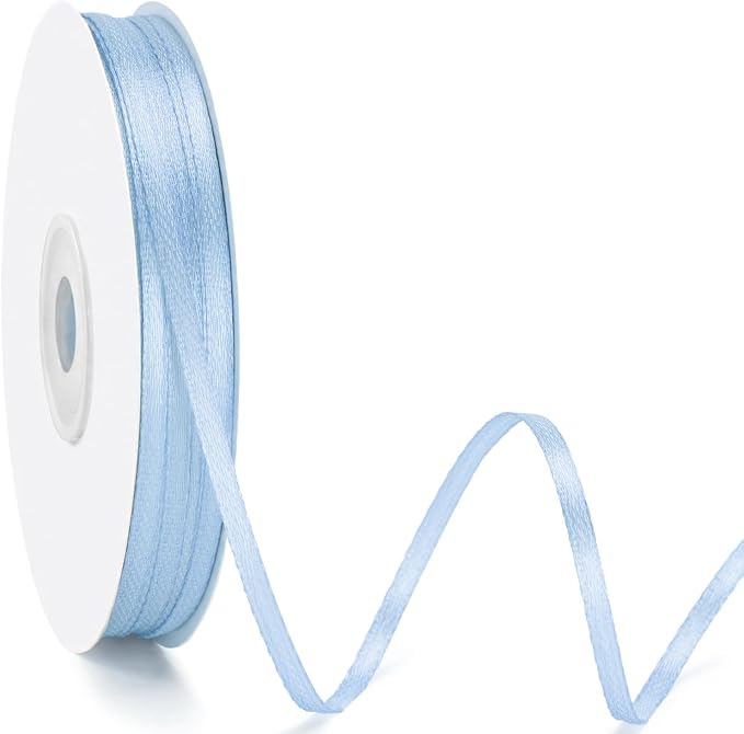KINGLAKE Light Blue Satin Ribbon by KINGLAKE