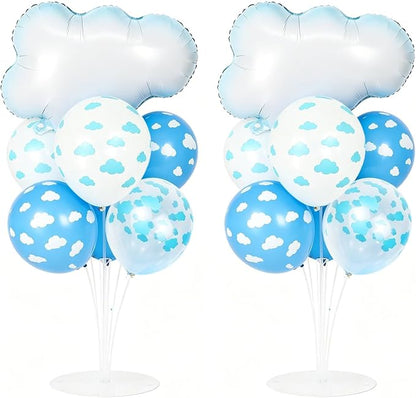 Cloud Party Balloons Stand Kit 2 Sets, Balloon Centerpieces by Unknown