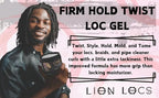 Beard Gains Lion Locs Hair Locking Dreads Moisturizer for Dreadlocks, Locks, Microlocs, Interlocks, Braidlocks, Braids, Fauxlocs, Twistlocks, or Sisterlocks (8oz) (Firm)