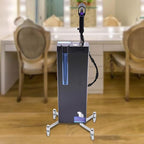 Multifunctional Hair Salon Nano Hair Steamer, 3-in-1 Professional Nanoscale Spray for Hair Care Hair Repair, 1300W Vertical Hair Salon Nano Steamer with Bottom Wheels and Smart Touch Control