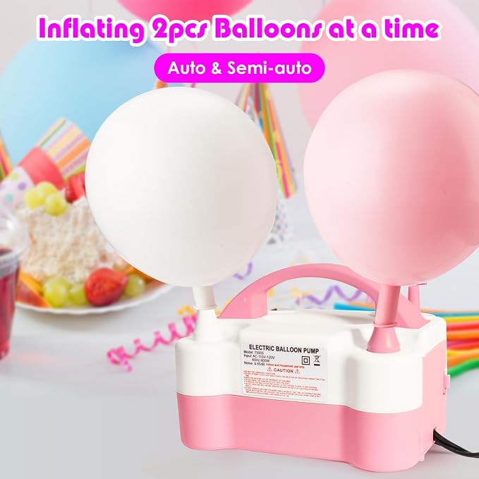 Balloon Pump Electric with Dual Nozzles & Tying Tool - Image 8