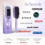Bounce Curl Volume EdgeLift Brush, 5-in-1 Tool for Volumized Waves, Curls & Coils - Purple
