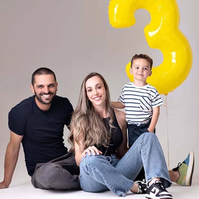 Yellow Number 9 Balloon 40 Inch, 9th Birthday Party Decorations Men Women | - Image 4