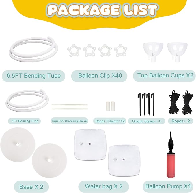 AerWo Balloon Arch Kit Balloon Arch Stand - Image 4