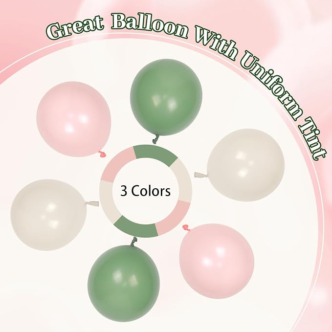 Pink and Green Balloons - Image 4