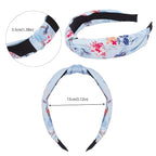 VELSCRUN Hairband, 12 Pcs Knotted Headbands for Women, Floral & Bohemian Patterns, Elastic, Soft, Wide Fashion Headbands, Hair Accessories for Women & Girls, Gifts