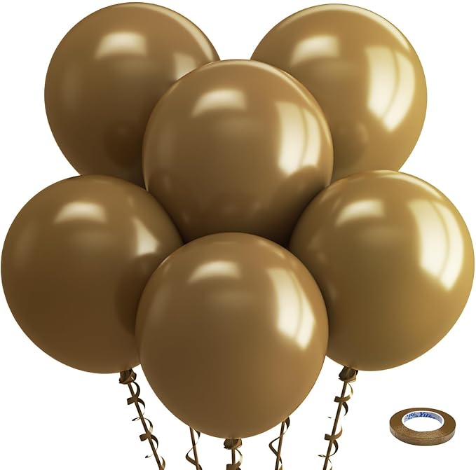 Bezente Brown Balloons 18 Inch by Bezente