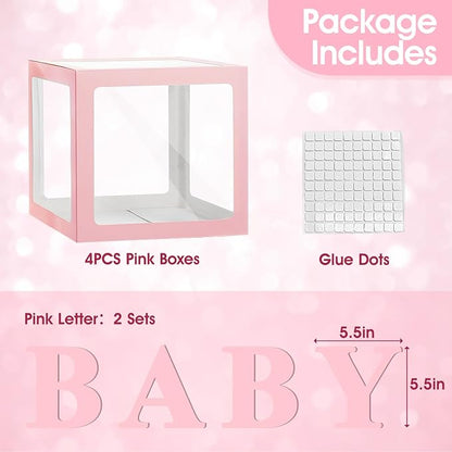 Ledido Baby Boxes with Letters for Baby Shower Decorations - Image 4