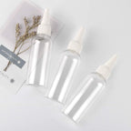 TRENDBOX 2oz / 60ml Hair Color Applicator Bottles Pointed Mouth Top Cap Bottles Twist Cap for Essential Oils, Liquid - 12 Pack