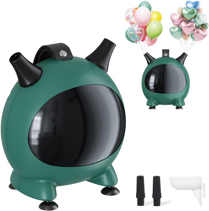 Balloon Pump Electric, Portable Balloons Inflator Air Pump by Togvu