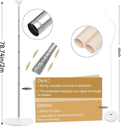 2 Sets Adjustable Balloon Column Stand Kit - Image 3