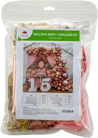 Restaurantware-Balloonify Balloon Garland Set, 1 Party Decoration Kit - Image 2