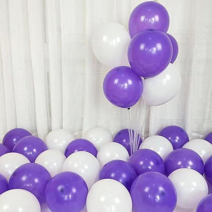 5 inch Purple Party Balloons - Image 5