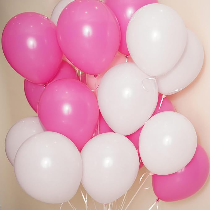 50pcs White Balloons, 12inch White Latex Party Balloon, Helium Quality | - Image 6