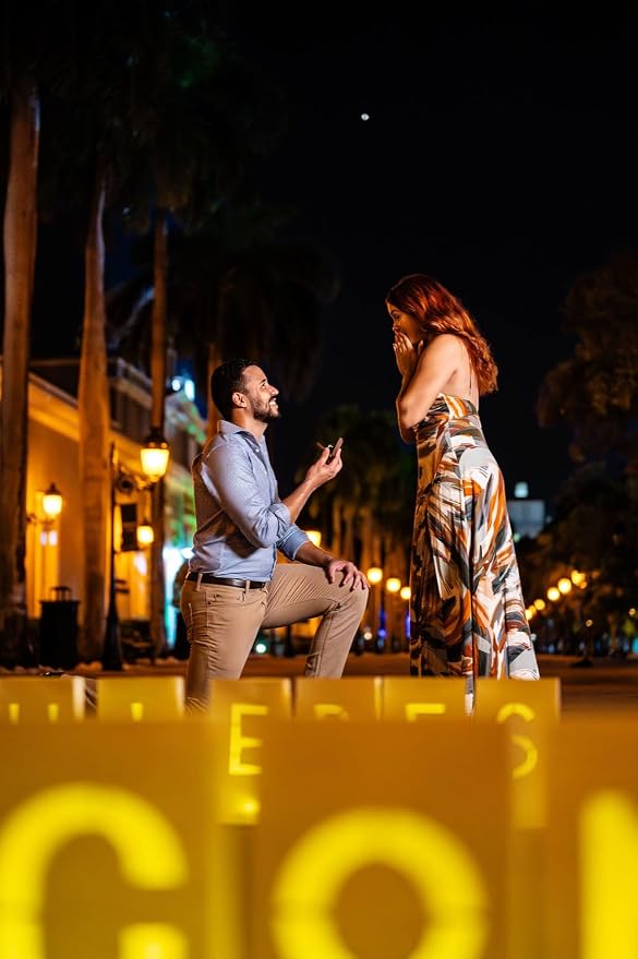 WYMM Quieres Casarte Conmigo Marry Me Light Up Letters in Spanish | Spanish - Image 8