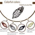 4Pcs Hair Clips,Flat Hair Clips for Women,Duckbill Hair Clip,Large Glossy No-Slip Claw Barrettes,Flat Claw Clips for Women for Thick Hair and Thin Hair