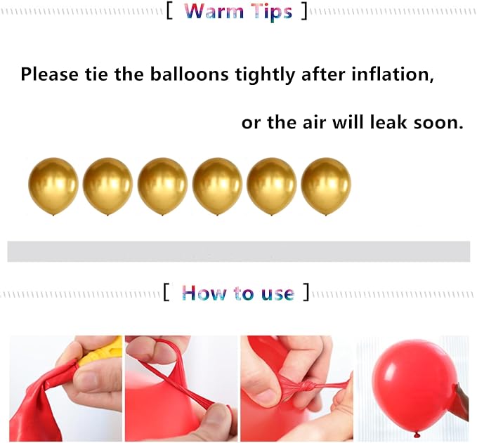 5 inch Metallic Gold Balloons - Image 8
