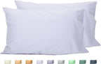 Sunflower Queen Pillowcases Set of 2, 100% Cotton Queen Size Pillow Cases 2, 20×30 inches Gloaming Purple, Soft and Breathable