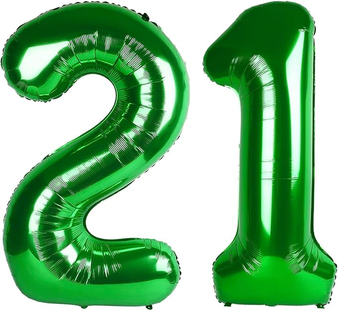 Green 21 Balloon by IWERP