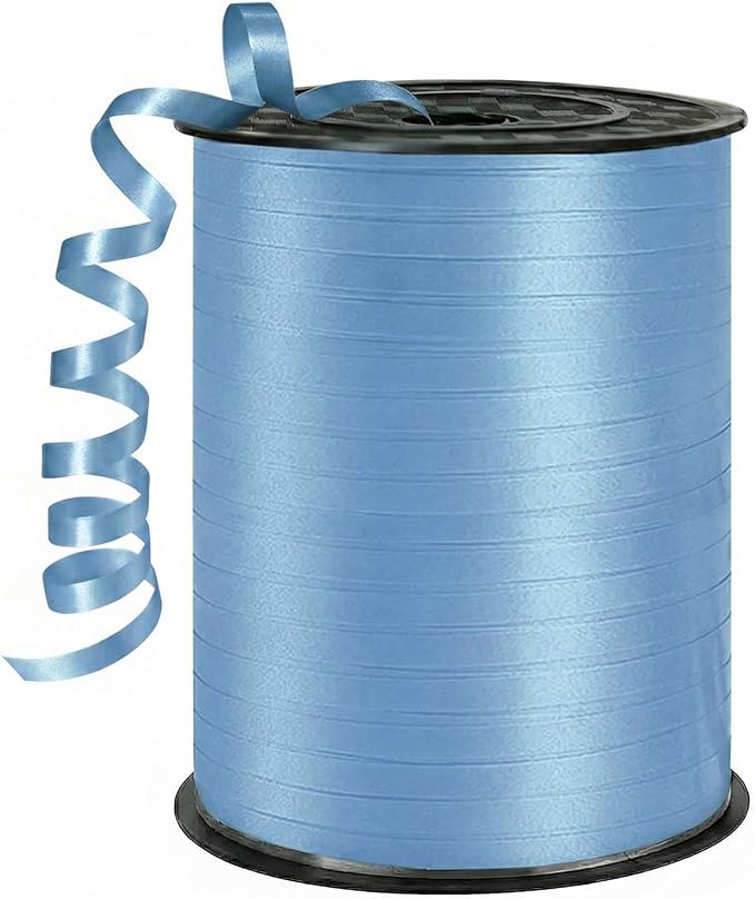 500 Yards Curling Ribbon，Light Blue Balloon String Ribbon，for Gift by Unknown