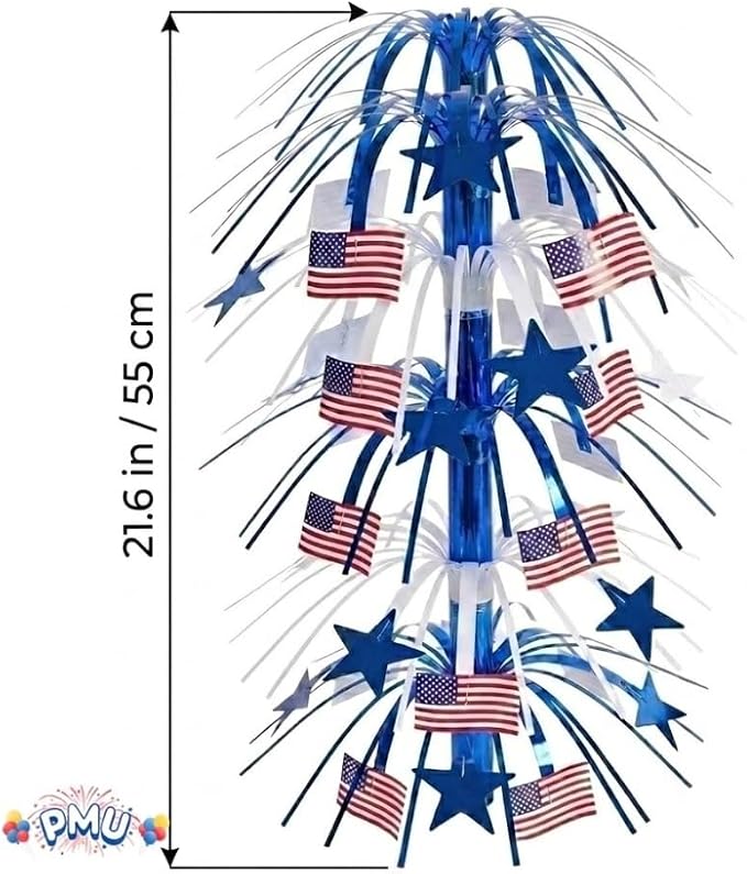 PMU 3 Pcs 21 Inch Patriotic Centerpieces - Image 9