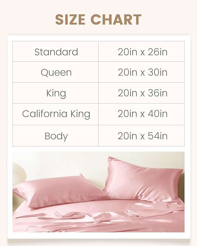 THXSILK Set of 2 Mulberry Silk Zipper Pillow Cases - Highest Grade 6A+ Pure Mulberry Real Silk Pillowcase, 19 Momme Both Sides for Hair and Skin (Light Pink, Queen Size 20"x30")